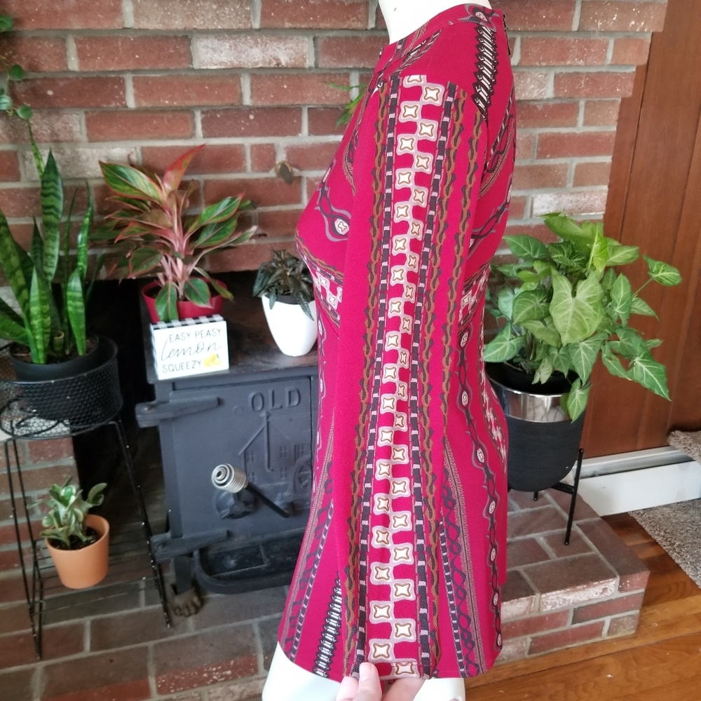 Free People Stella Boho Mosaic Print Dress - Picture 3 of 7